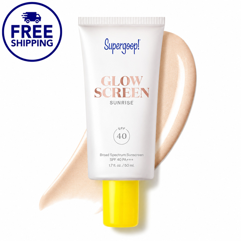 Supergoop Mineral Glow Screen SPF 40 Sunset Radiance Drops 1.7oz 50ml